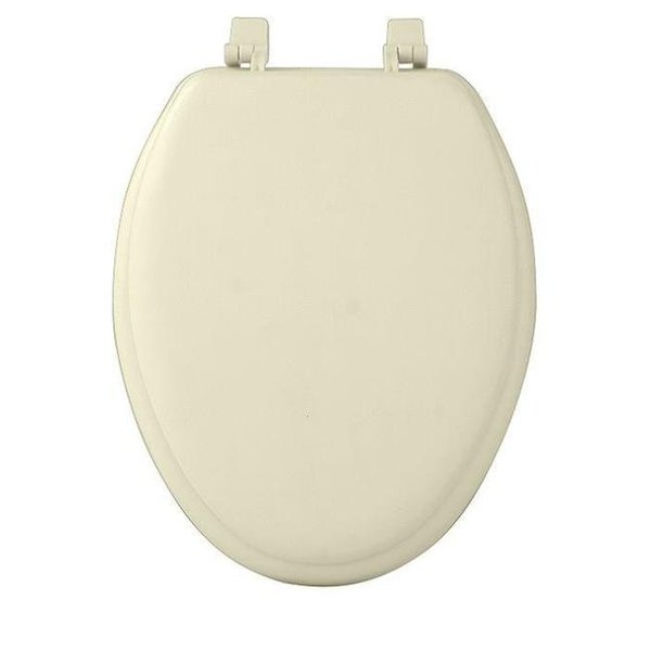 Achim Importing Achim Importing TOVYELBN04 Fantasia Bone Soft Elongated Vinyl Toilet Seat; 19 in. TOVYELBN04